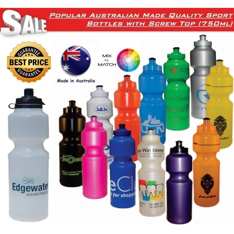 Aussie Made Sport Bottles 750ml
