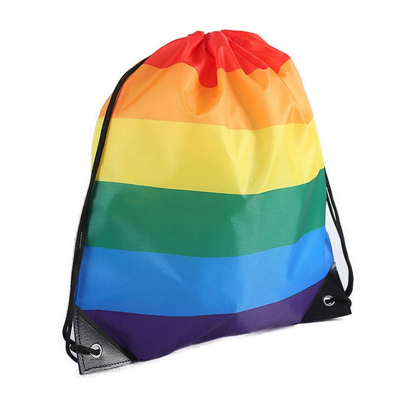 Full Colour Sublimation Printed Drawstring Bag 210D