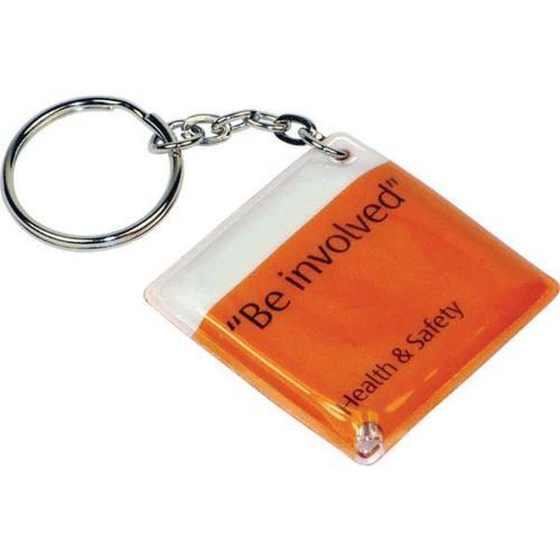 PVC Keyring with LED Light