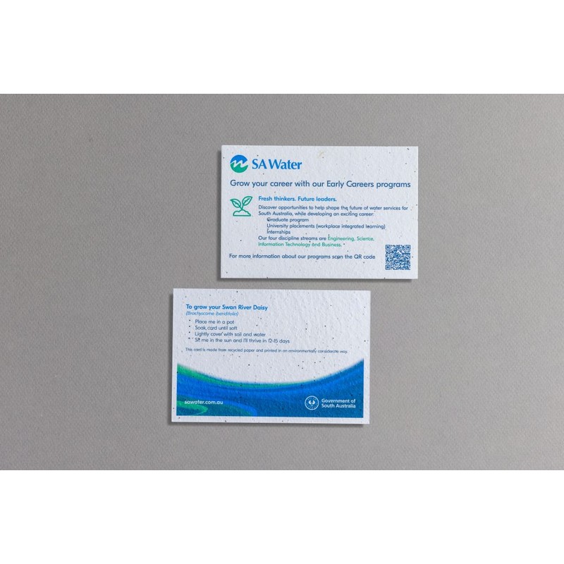 PSPOST - PlantMe Seed Paper - Postcard 100mm x 150mm    