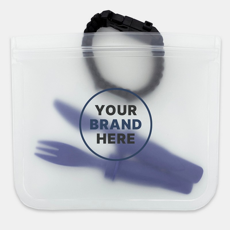 B103 - PEVA Reusable Food Storage Bag (21.5 cm x 18cm)