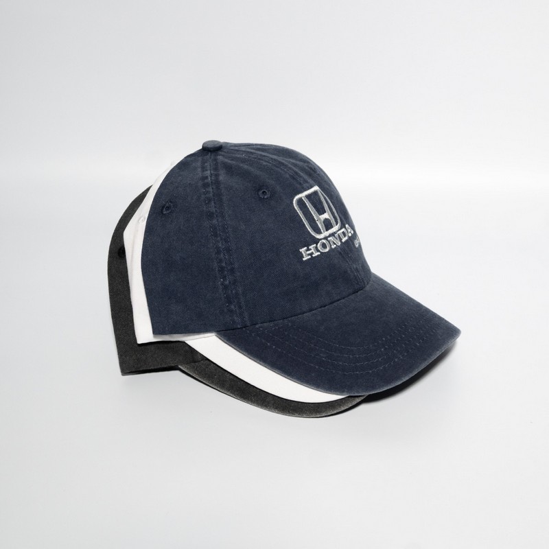 D203 - Buckle Strap Denim Cotton Baseball Cap