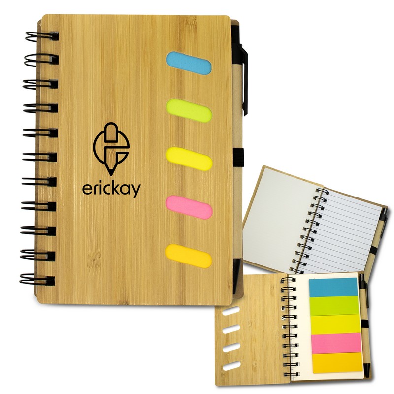 JT125 - Bamboo Notebook with Pen