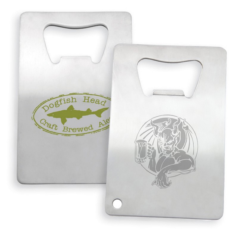 K277 - Stainless Credit Card Bottle Opener