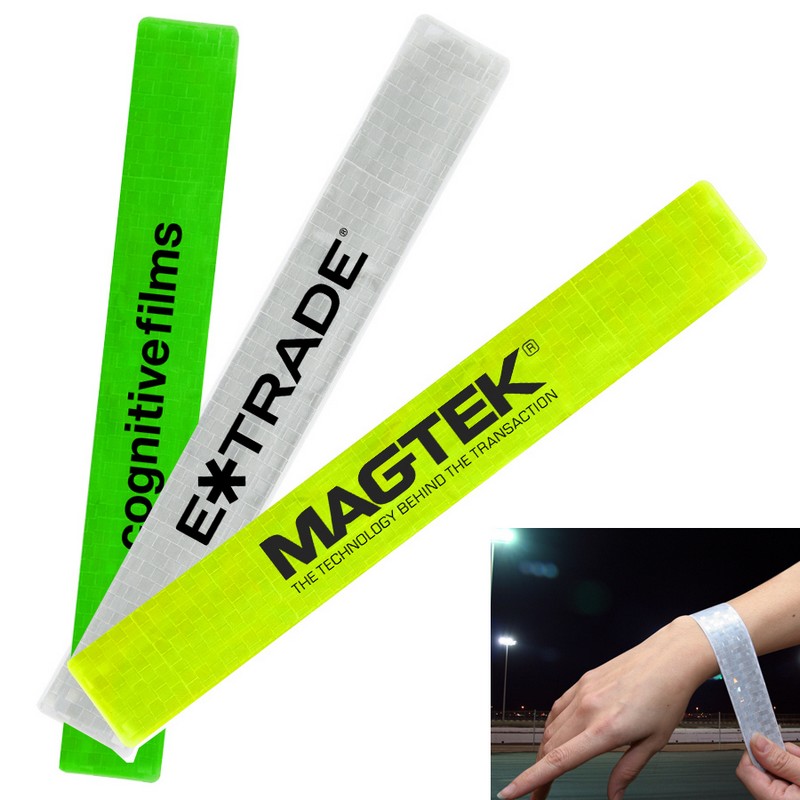 K489 - Reflective Slap Wristband