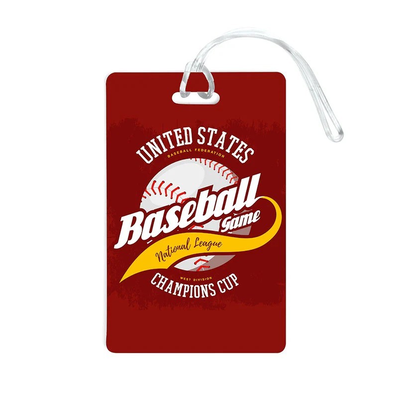 L804 - Imprinted Mini Luggage Tag