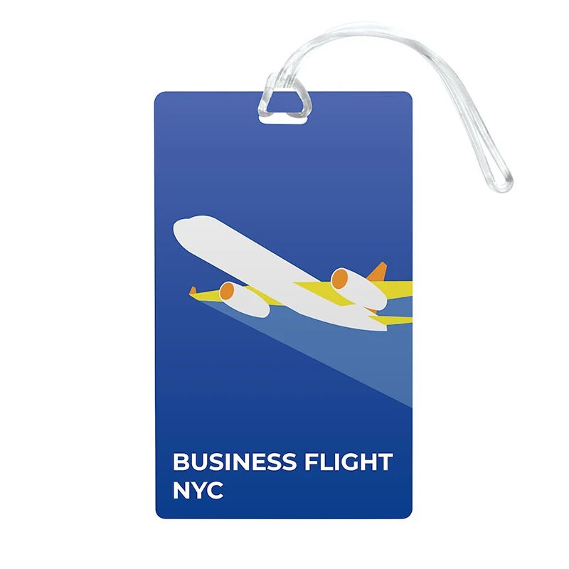 L806 - Imprinted Large Luggage Tag