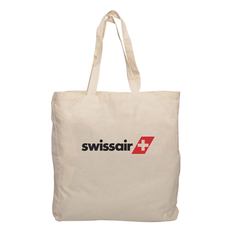 RB1019 - Calico Tote Bag with Gusset