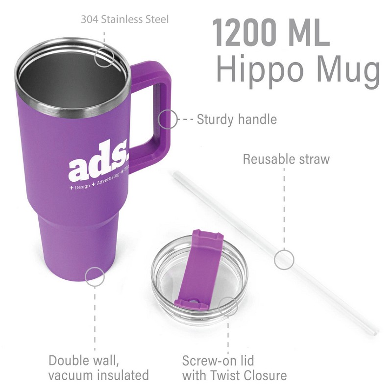 The Hippo 1.2L Mug